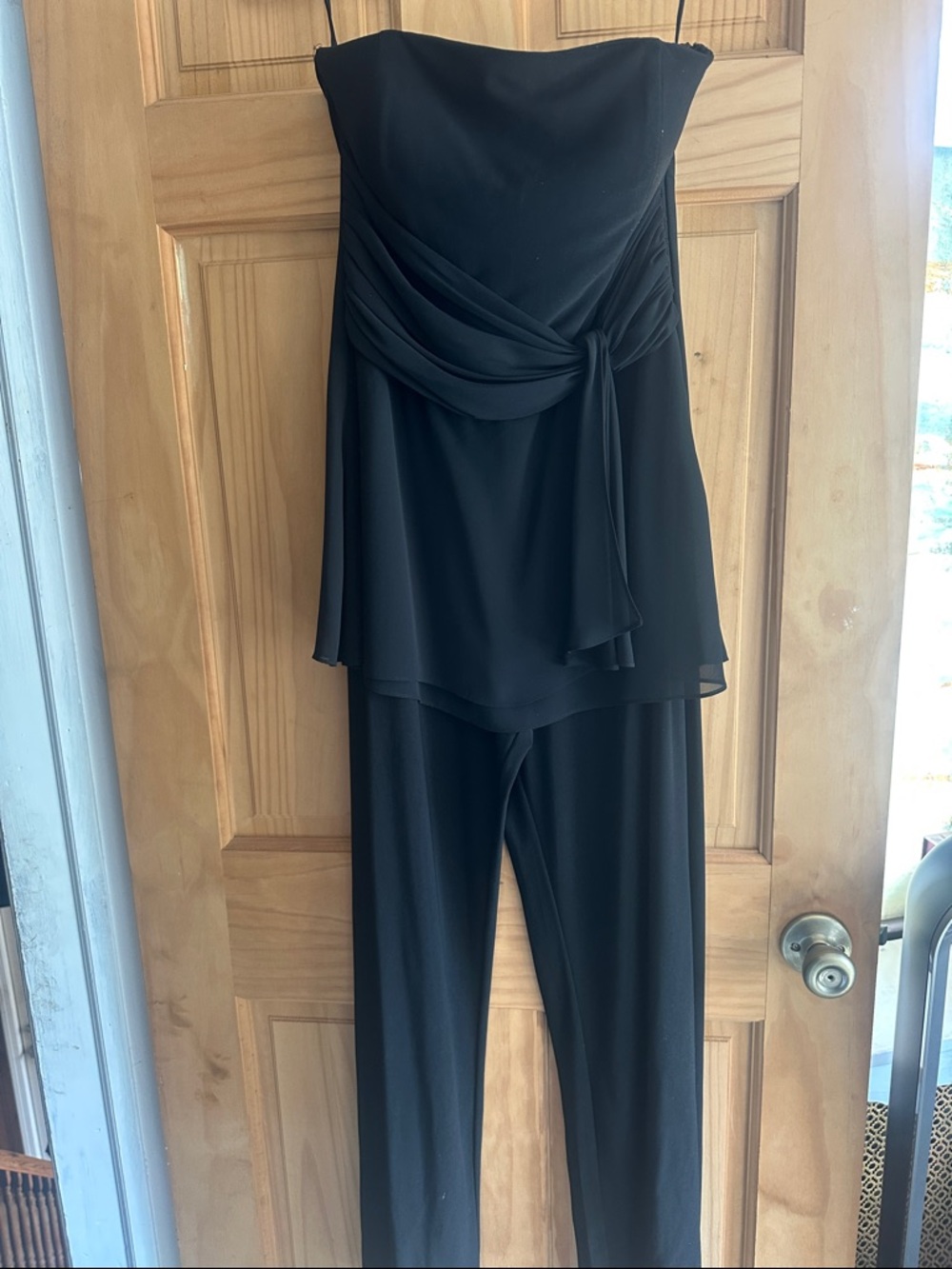 White House Black Market strapless jumpsuit